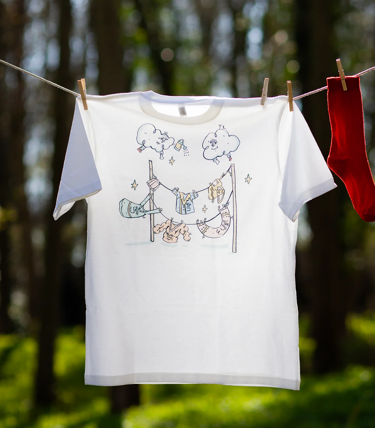 Sock and roll t-shirt - Image 3