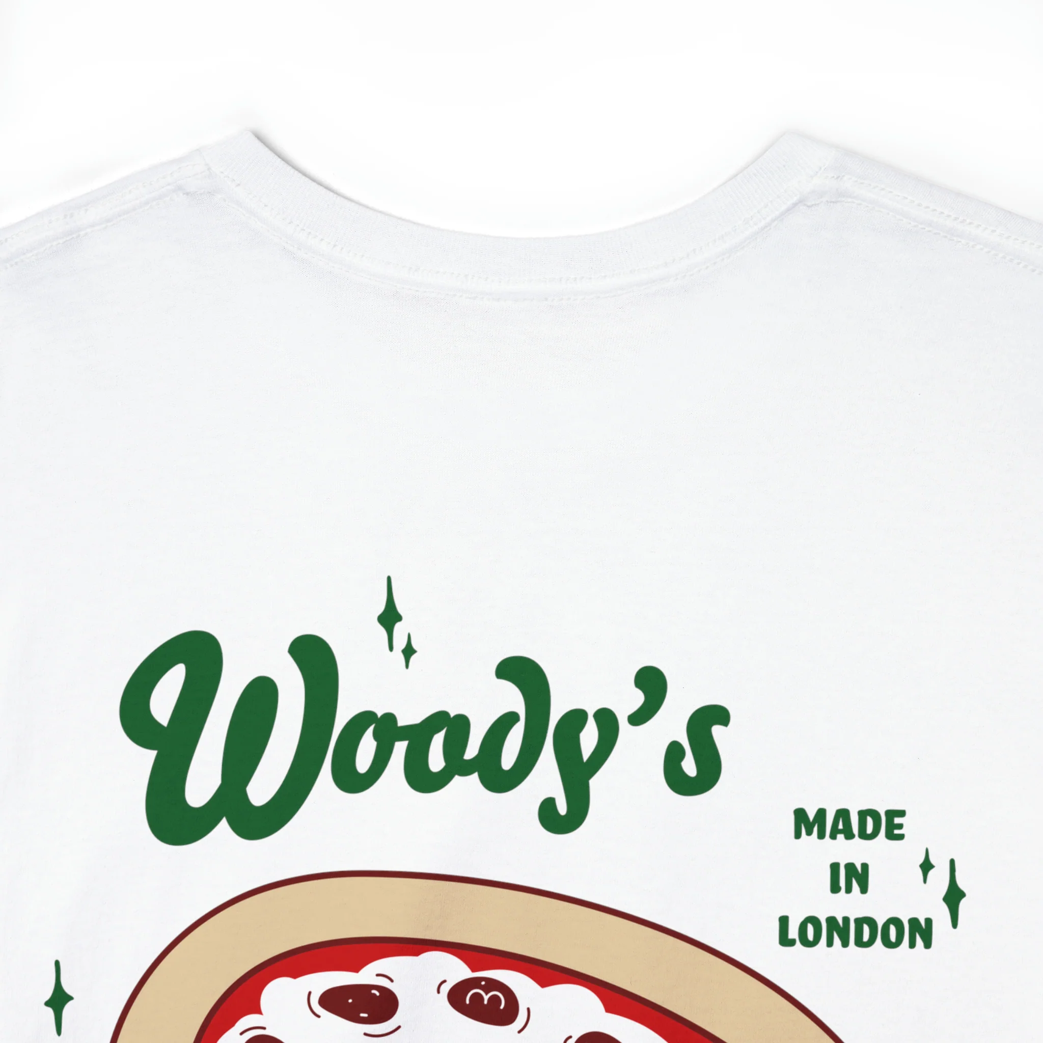 Woody's Pizzeria t-shirt - Image 7